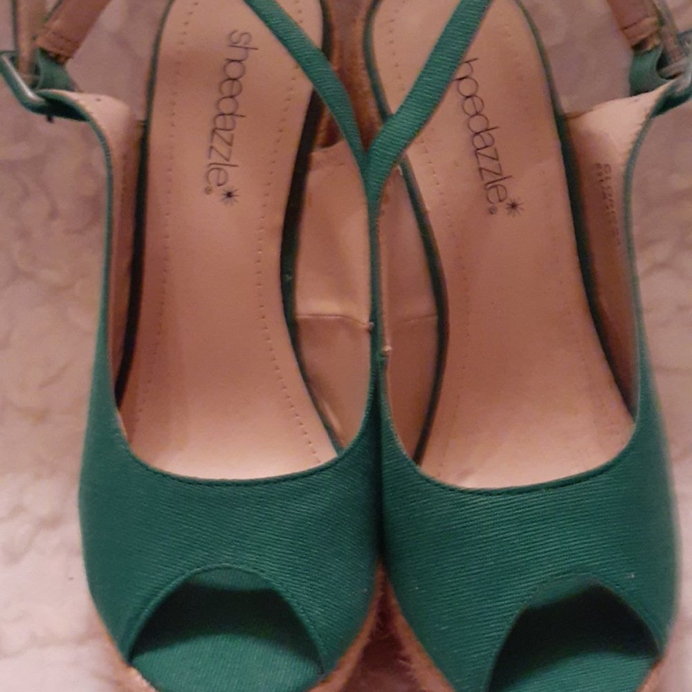 "Clorissa" Open Toe Wedges